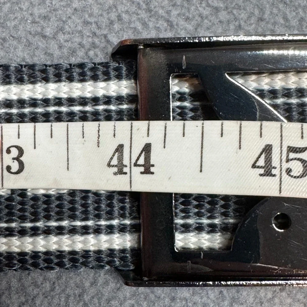 Playboy Spencers Web Belt Rabbit Head Logo Black White Japanese Kanji OS
